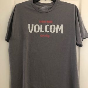men’s gray XL Volcom t shirt